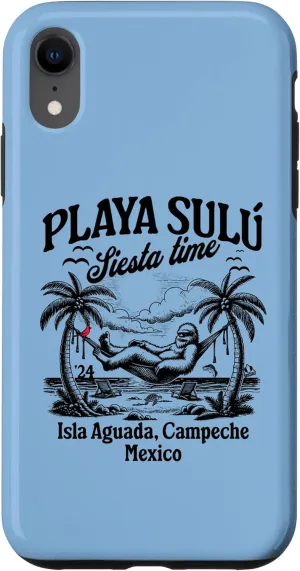 iPhone XR PLAYA SULU BIGFOOT SIESTA TIME '24 Paraiso Familiar Case