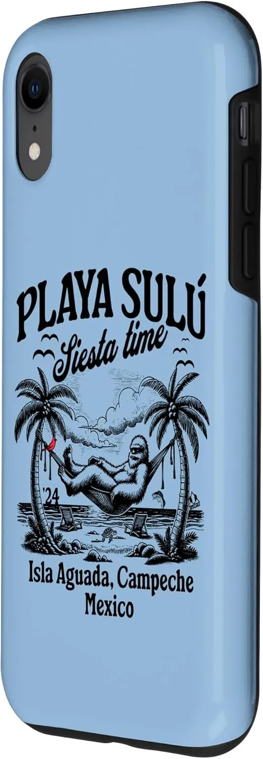 iPhone XR PLAYA SULU BIGFOOT SIESTA TIME '24 Paraiso Familiar Case
