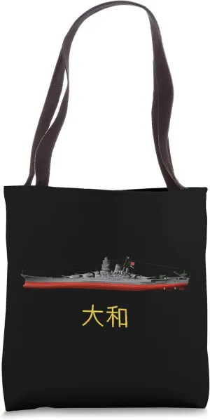 Japanese battleship Yamato - historic ship Tote Bag