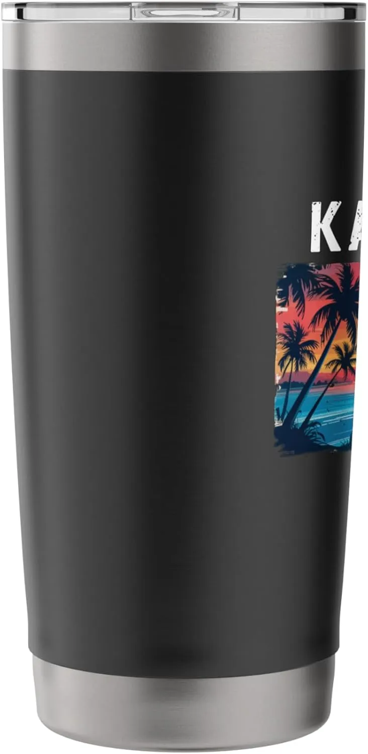 Kapalua Bay Hawaii Men Women Surfing Stainless Steel Insulated Tumbler