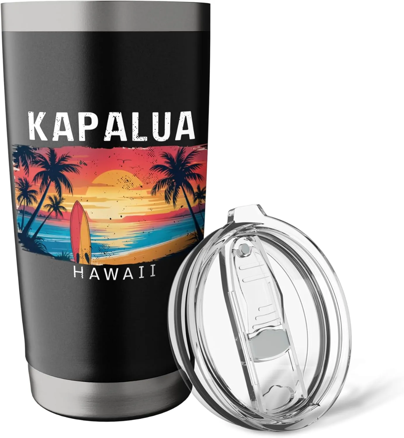 Kapalua Bay Hawaii Men Women Surfing Stainless Steel Insulated Tumbler