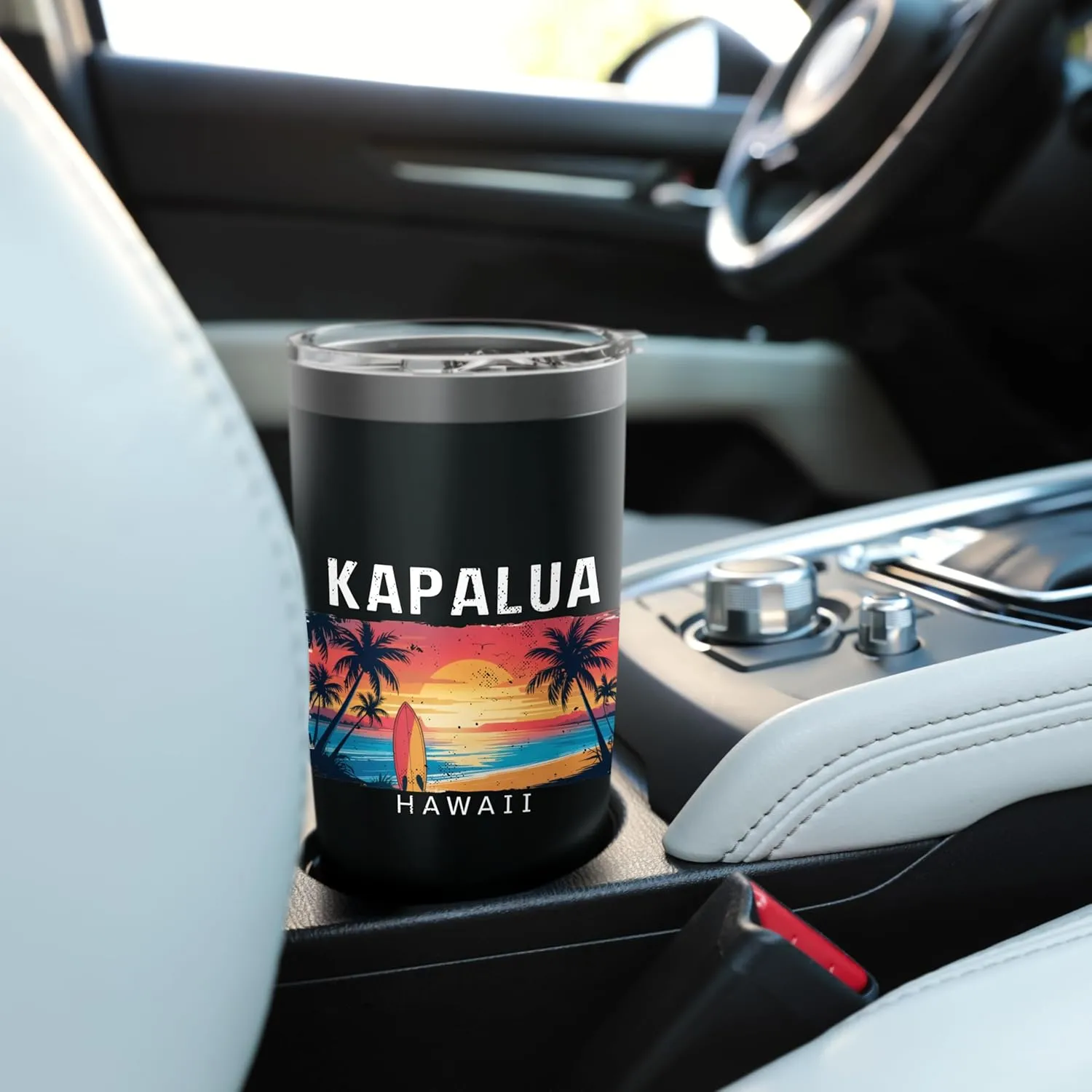 Kapalua Bay Hawaii Men Women Surfing Stainless Steel Insulated Tumbler