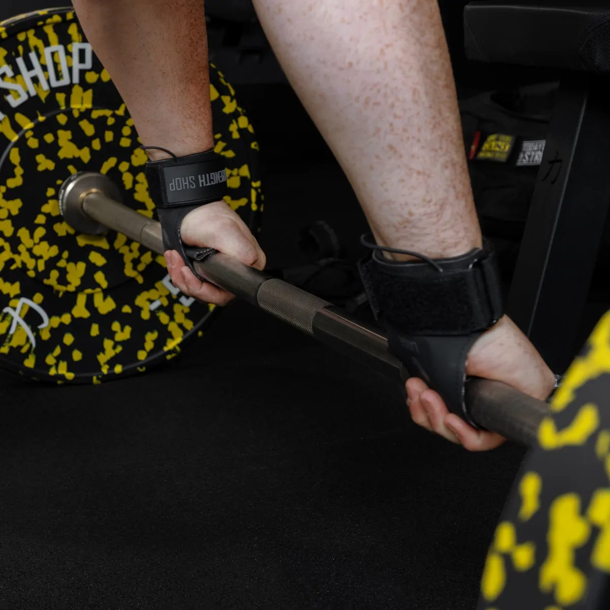 Kevlar Lifting Grips, Black