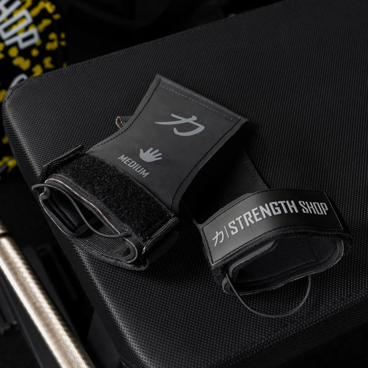 Kevlar Lifting Grips, Black