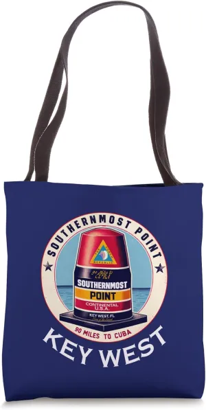 Key West Southernmost Beacon Tee Florida Tote Bag
