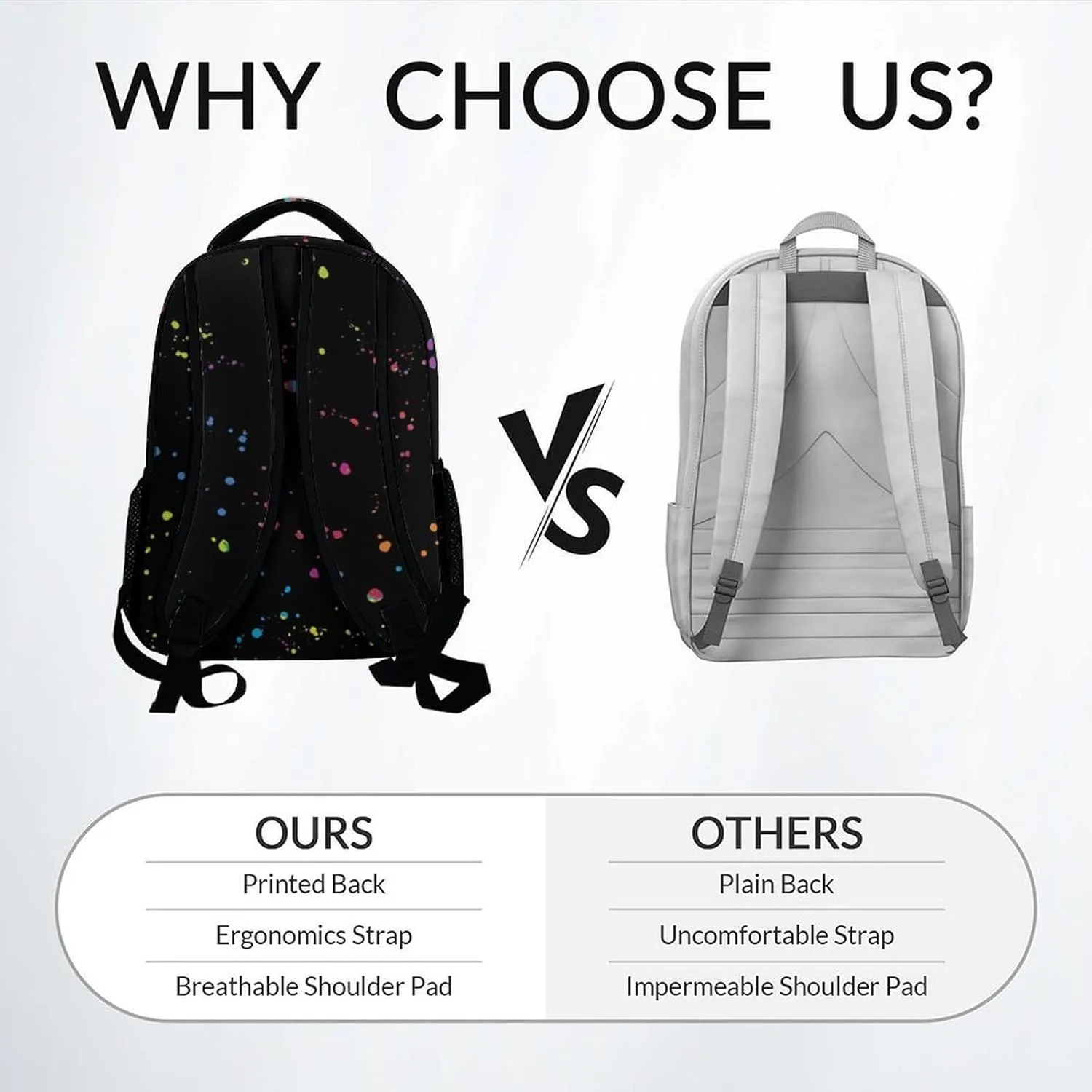 Kids School Backpack - 17 Inch Cool Backpacks for Boys & Girls - Lightweight Black Cartoon Bookbag for School & Travel