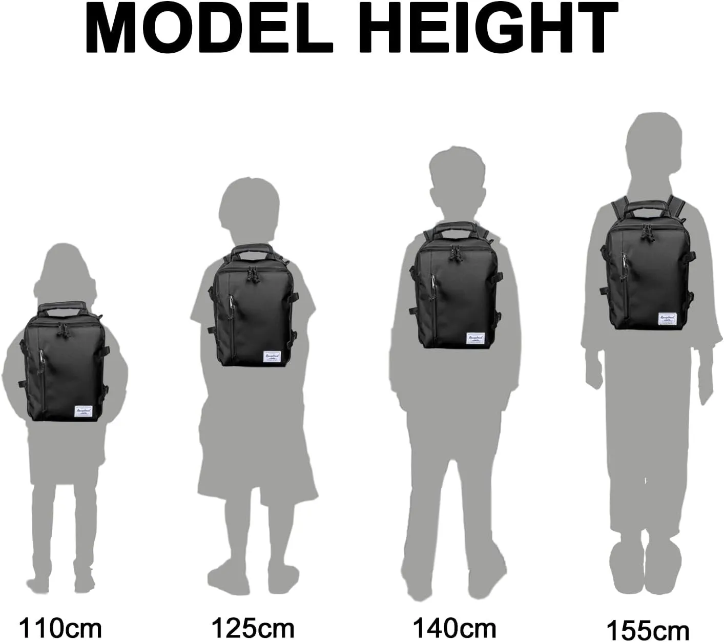 Kids Travel Backpack for Ages 3-6 | Lightweight Suitcase Style Carry-On | 10L Weekender with Tablet Sleeve & Chest Strap | Black
