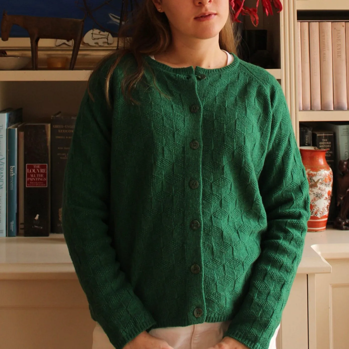 Koda Raglan Cardigan - Green