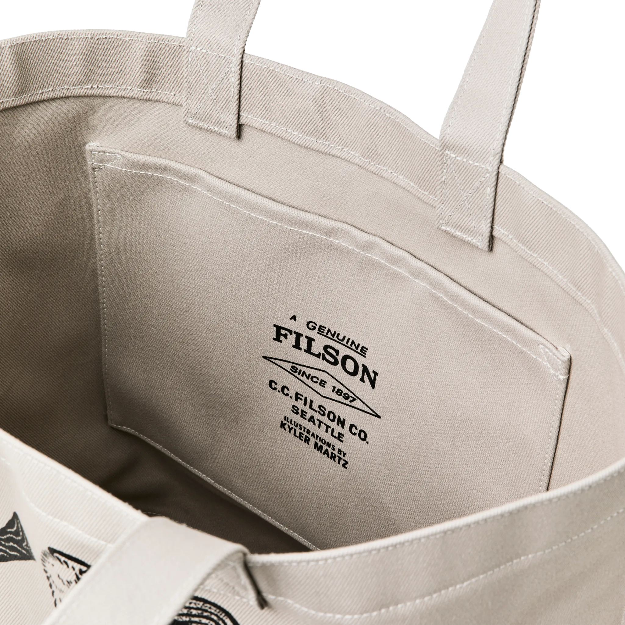 Kyler Martz Graphic Utility Tote - Twine / Beaver