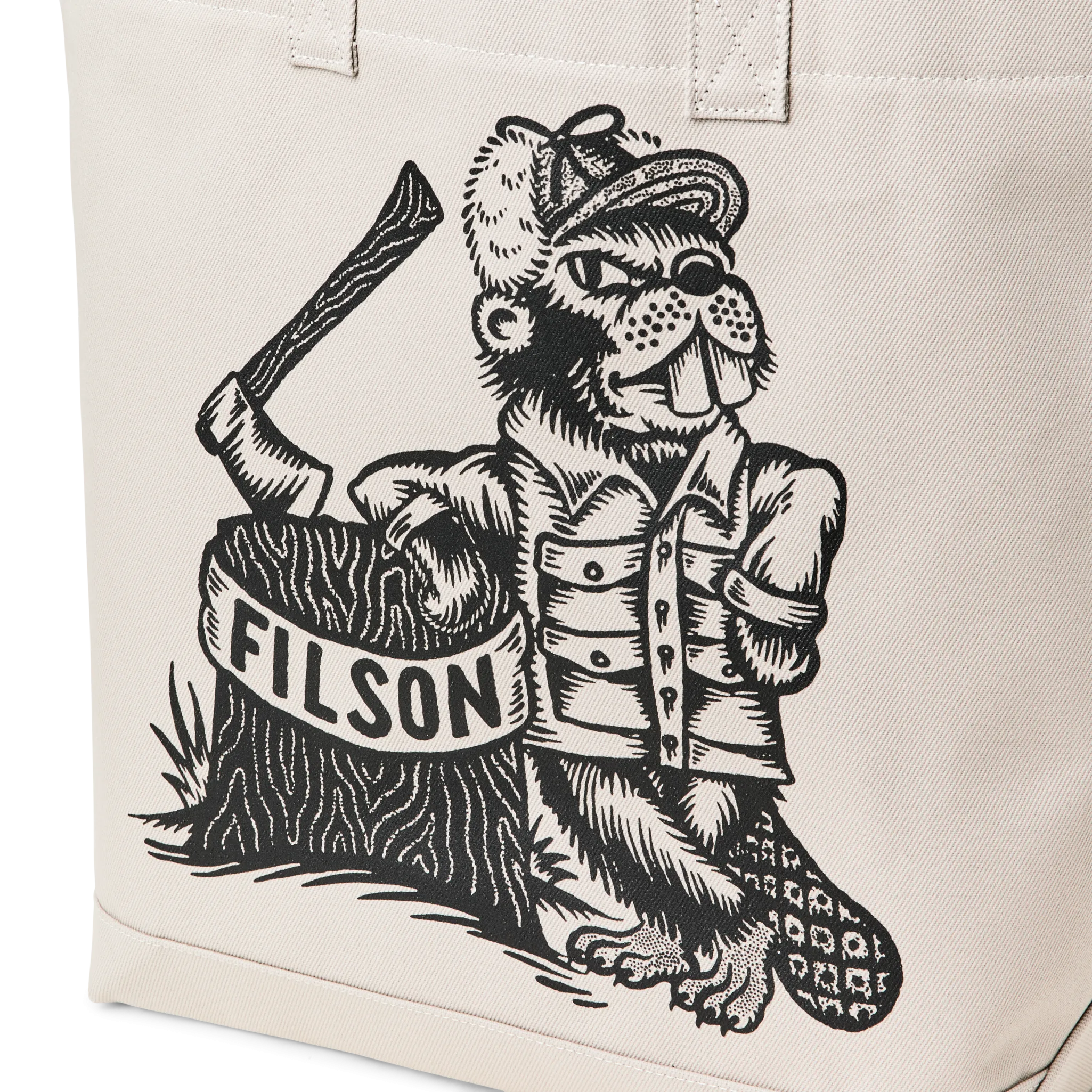 Kyler Martz Graphic Utility Tote - Twine / Beaver