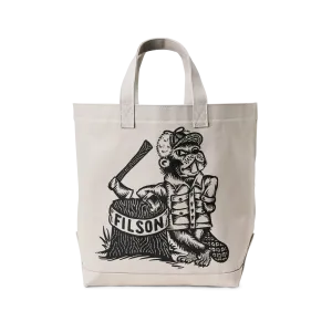 Kyler Martz Graphic Utility Tote - Twine / Beaver