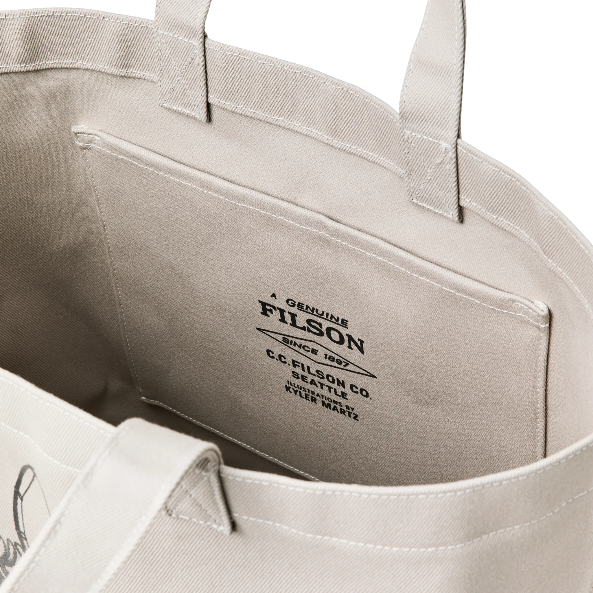 Kyler Martz Graphic Utility Tote - Twine / Moose