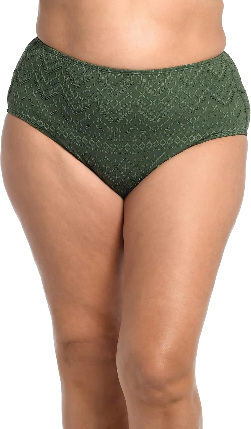 La Blanca Women's High Waist Swimsuit Bottom