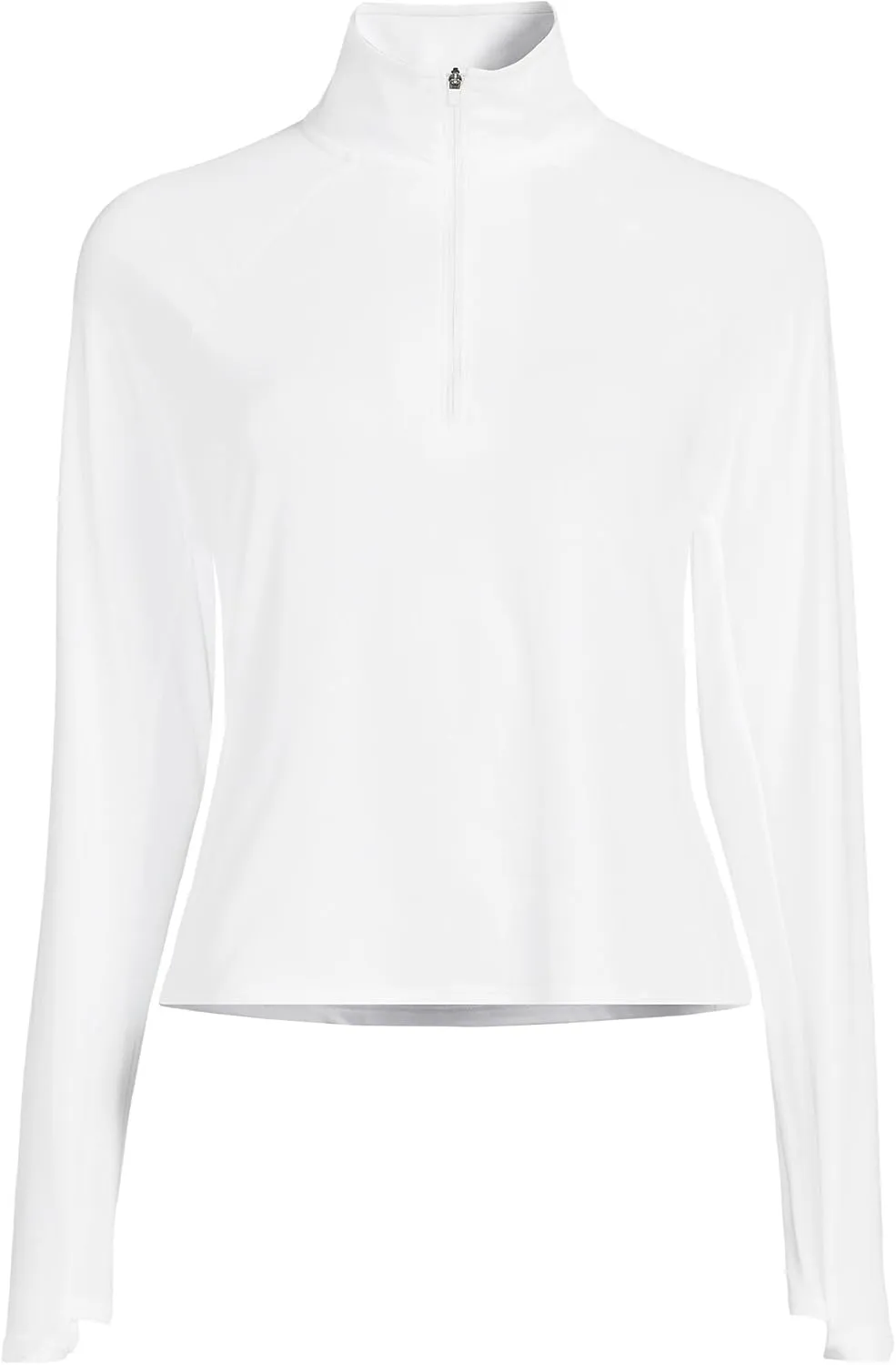 Lands' End Women's Long Sleeve Rash Guard Cover-up UPF 50