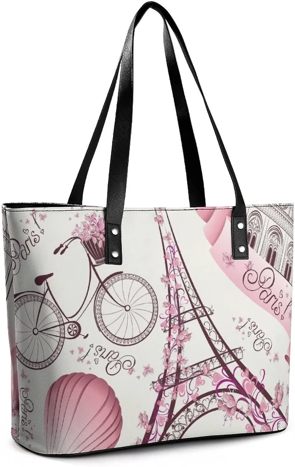 Large Tote Bag Fashion Portable Handbags With Zipper For Women And Men