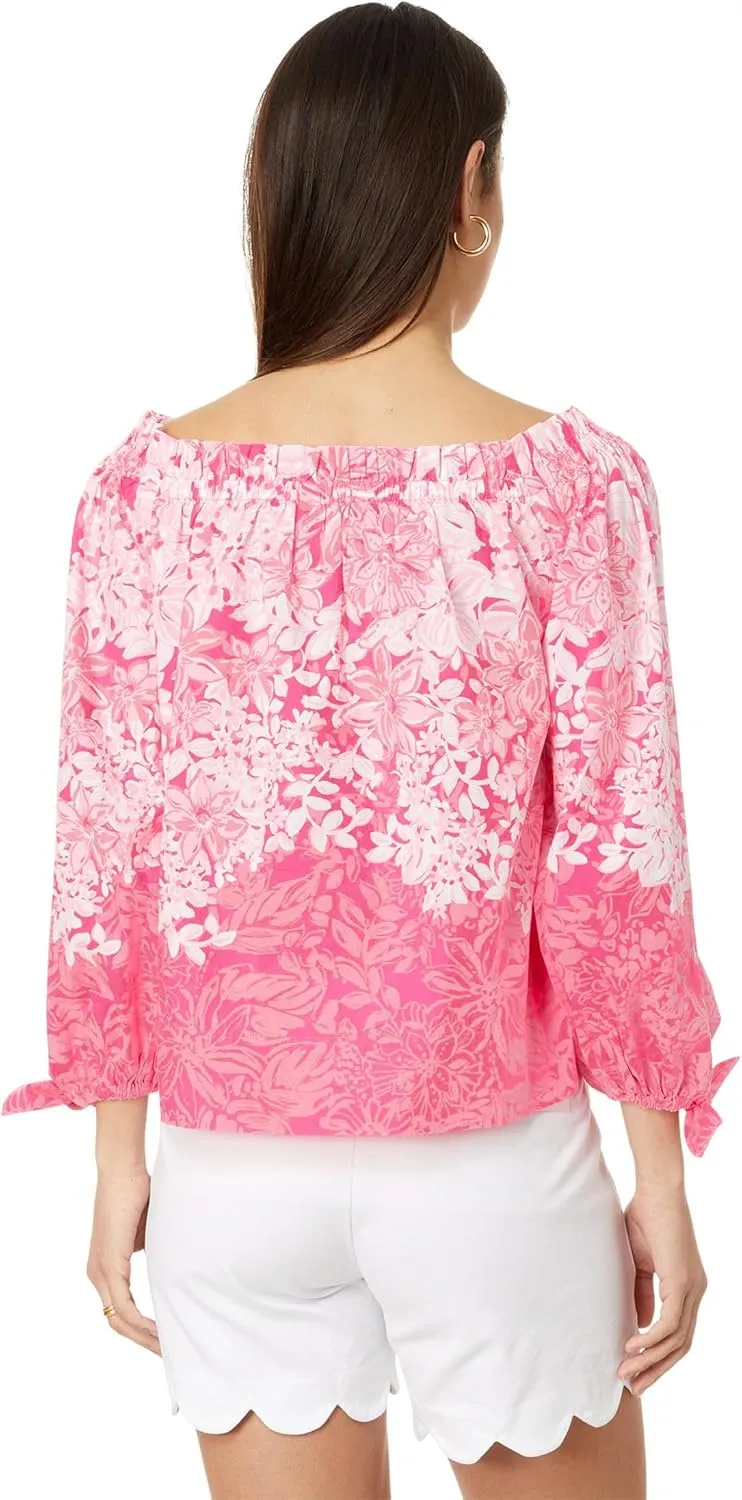 Lilly Pulitzer Women's Jamielynn Long Sleeve Off The Shoulder Top