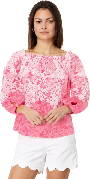 Lilly Pulitzer Women's Jamielynn Long Sleeve Off The Shoulder Top