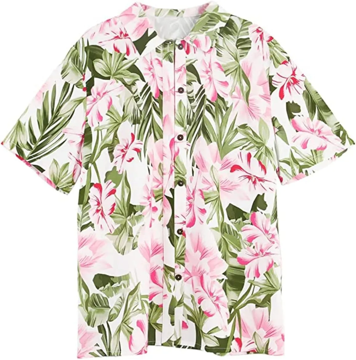 LILYCHIC Women's Hawaiian Shirts Coconut Button Summer Soft Button Down Shirts Short Sleeve