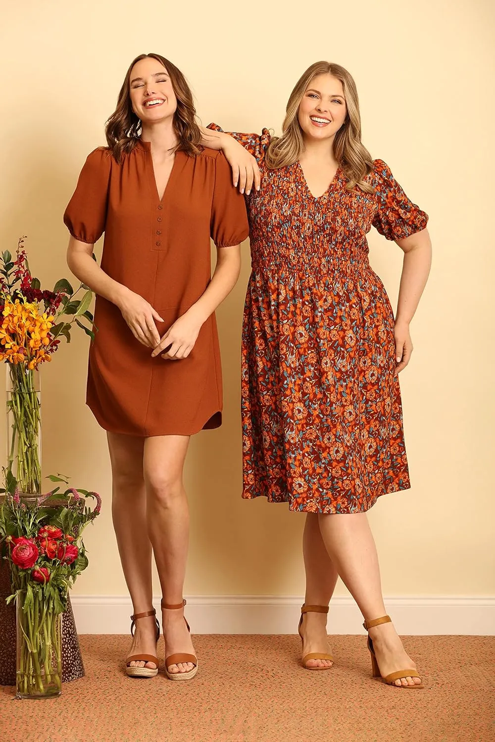 London Times Women's Easy Crepe Shift Shirt Dress Casual Wear to Work