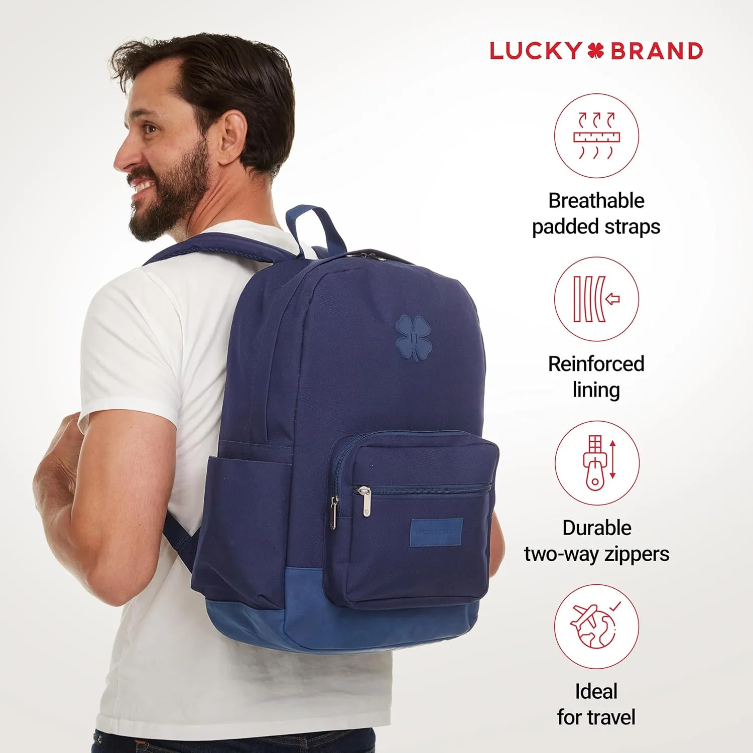 Lucky Backpack for Men, Premium Laptop Backpack, Travel Backpack for Women, Lightweight Backpacks, Comfortable Mens Back Pack