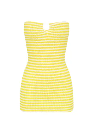 Lush Mini Dress Sunshine Stripe