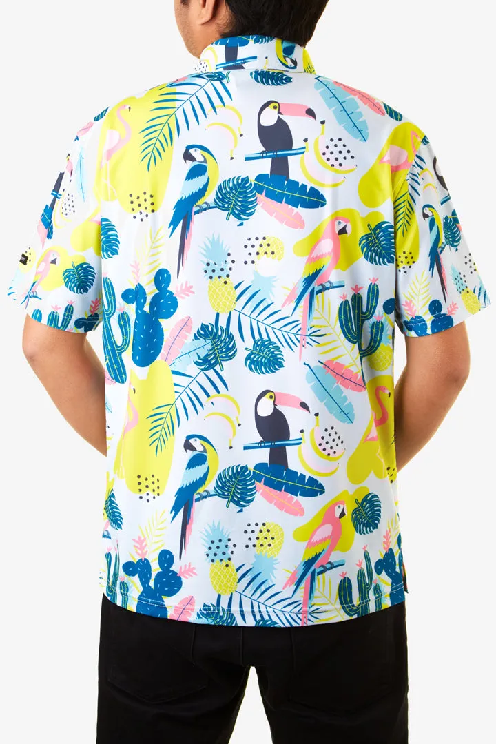Lush Neon Tropics Polo