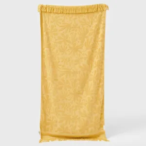 Luxe Towel | Mango Bay Golden Mustard