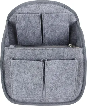 LUXJA Backpack Organizer, Felt Organizer Insert for Backpack, Gray