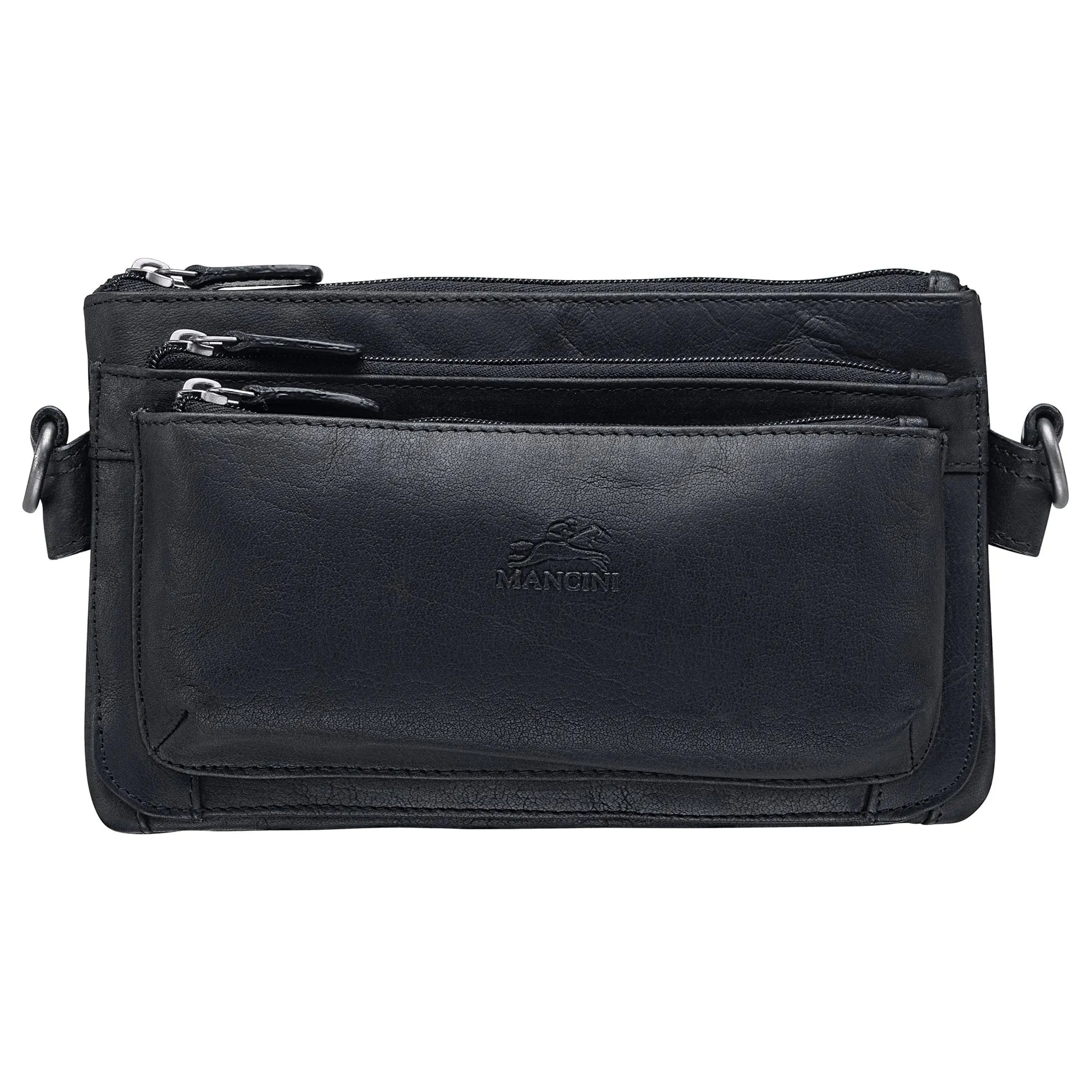 Mancini Buffalo Multi-Function Waist Bag