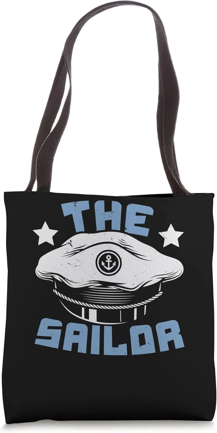 Maritime Seafarer Ship Captain Nautical Sailor Tote Bag