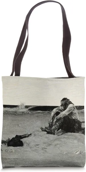 Marooned Pirate Illustration (1921) Tote Bag