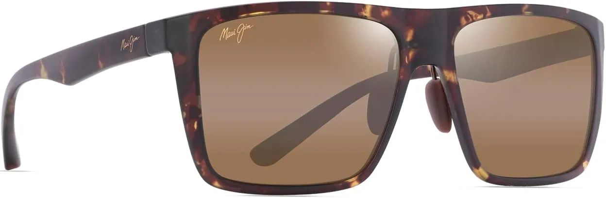 Maui Jim Men's Honokalani Polarized Rectangular Sunglasses