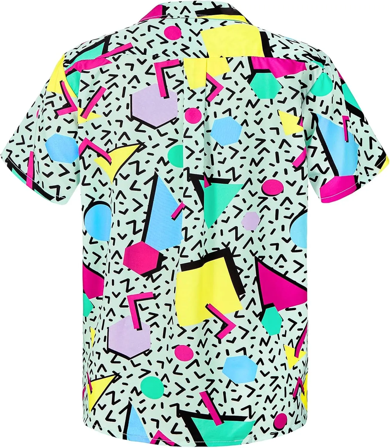 Mens Hawaiian Shirt Floral Print Aloha Shirt Comfortable Novelty Button Down Shirts Casual Short Sleeve Beachwear for Men