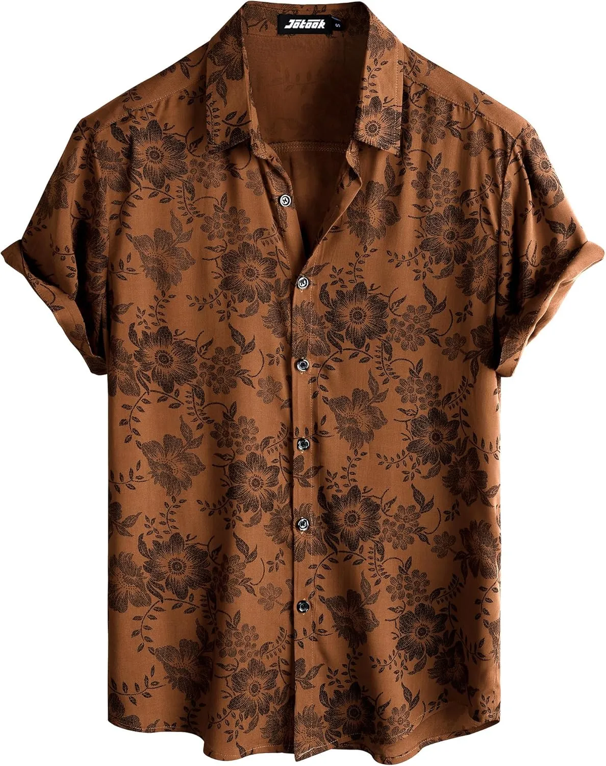 Mens Hawaiian Shirt Short Sleeve Button Down Tropical Shirts Casual Floral Summer Beach Shirt