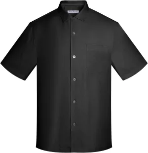 Men's Silk Hawaiian Short Sleeve Button Down Shirt Casual Tropical Holiday Beach Shirts