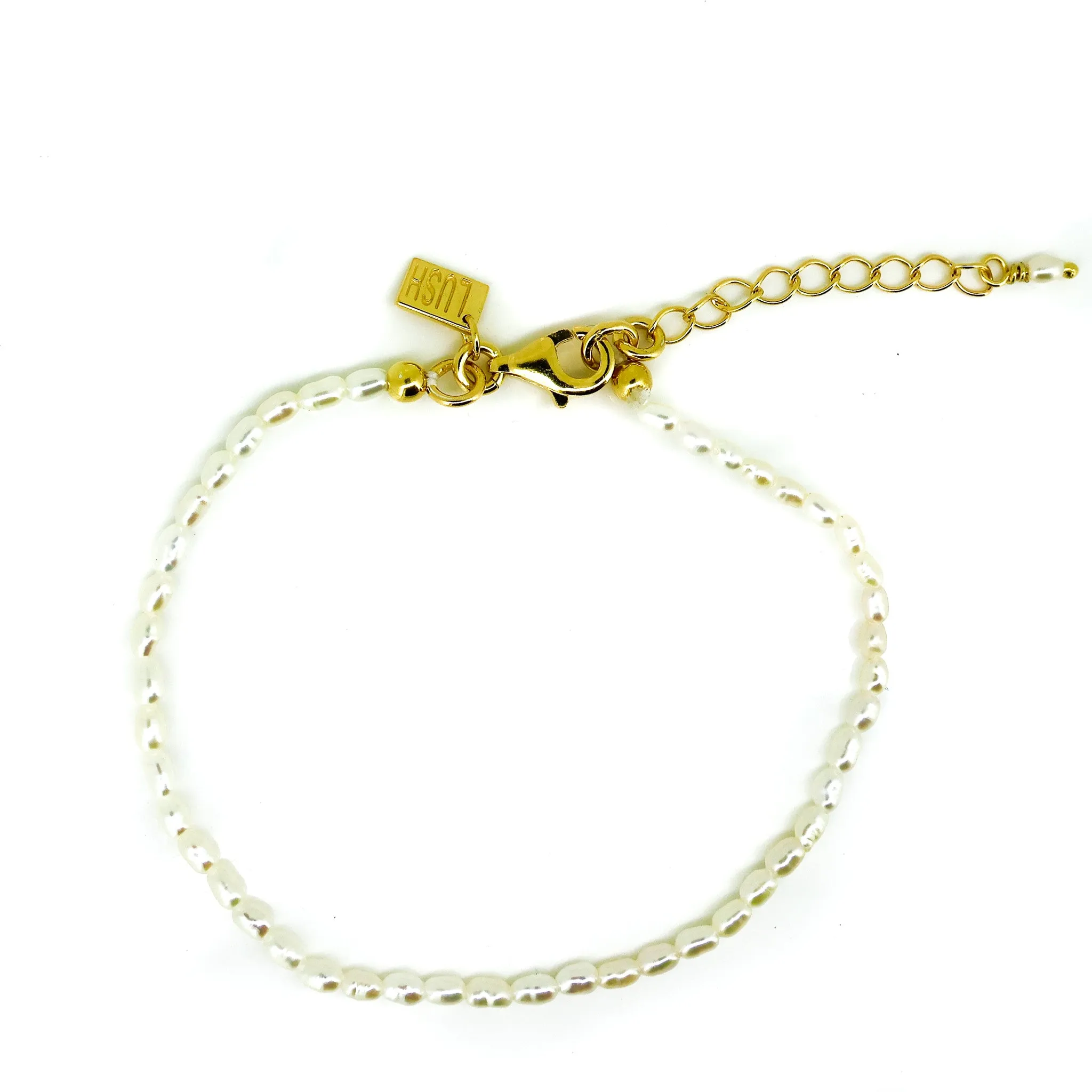 Mermaids Treasure Pearl Bracelet Gold