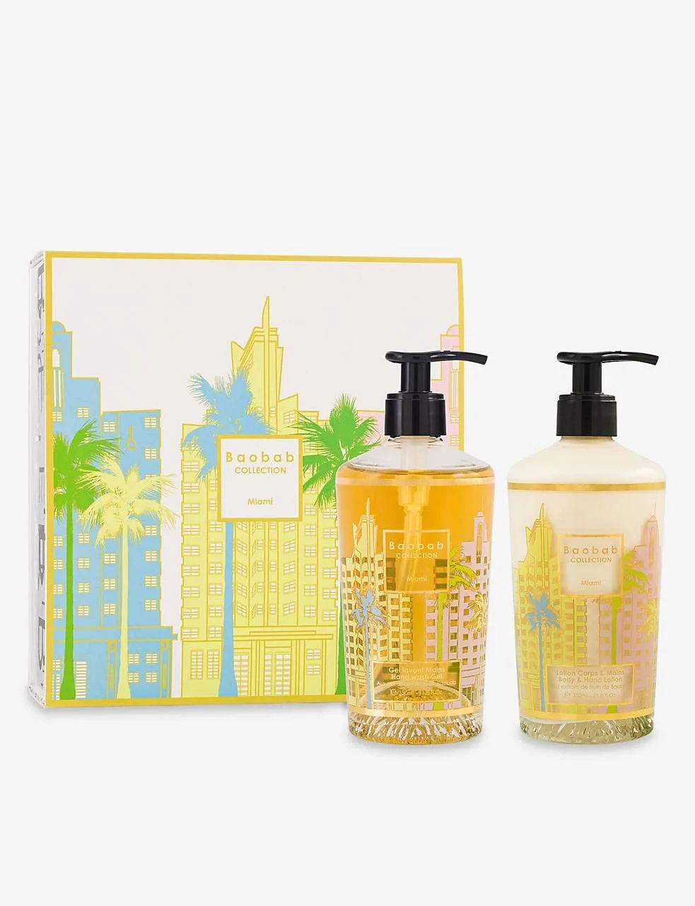 Miami hand lotion and hand cleansing gel giftbox