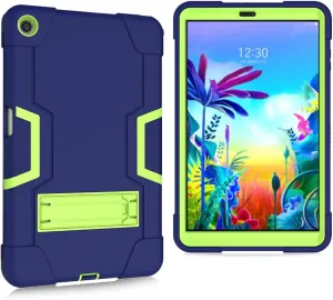 Mignova Case for LG G Pad 5 10.1 inch Tablet Case Hybrid Kids Friendly Drop Shockproof Hybrid High Impact Armor Defender Rugged Protective Case for LG G Pad 5 10.1 inch FHD Tablet 2019 (Navy Green)