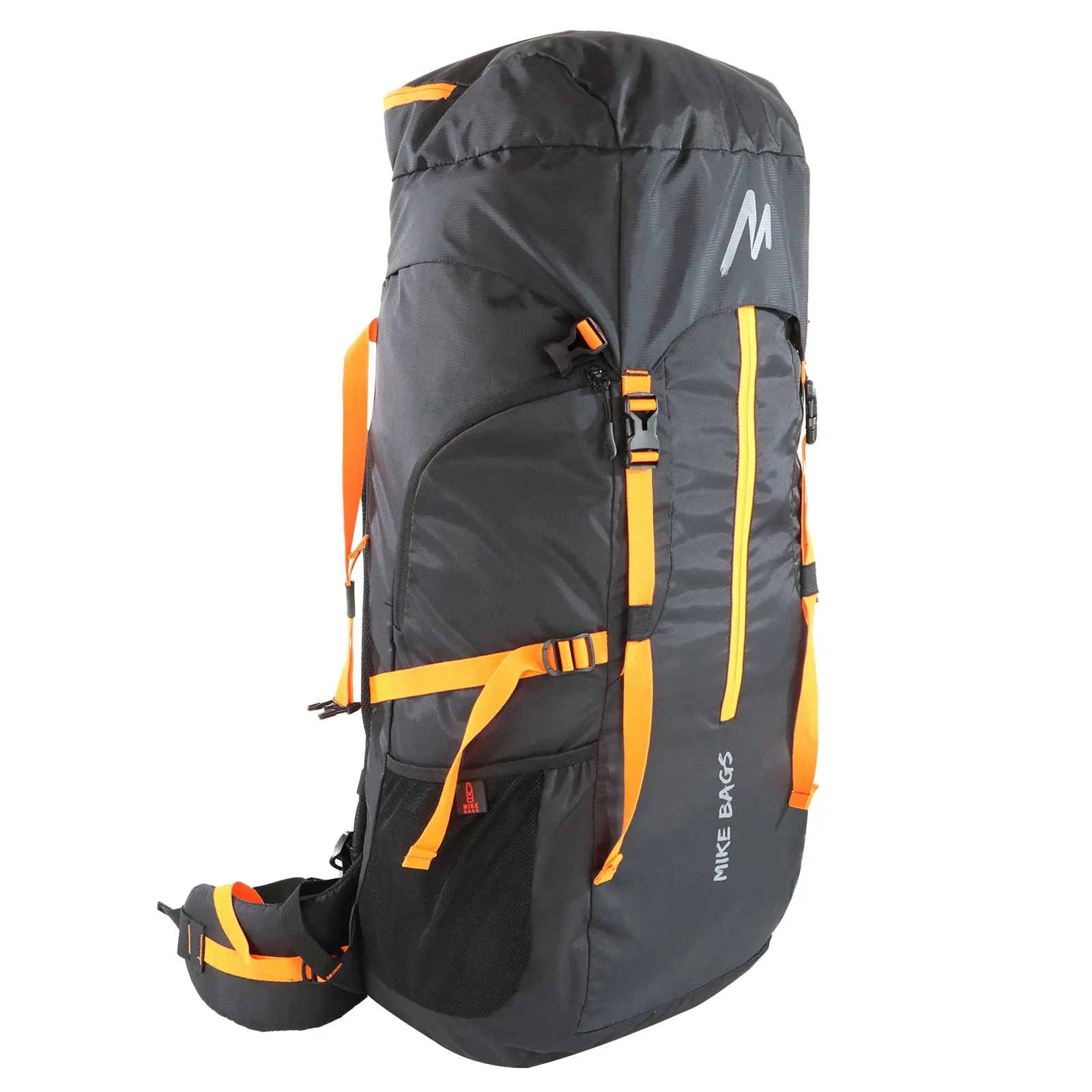 Mike Adventure 60L Trekking Backpack - Black and Orange