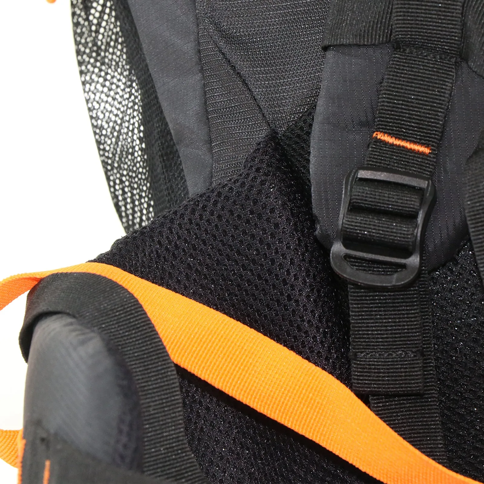 Mike Adventure 60L Trekking Backpack - Black and Orange