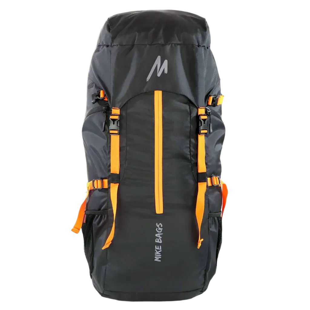 Mike Adventure 60L Trekking Backpack - Black and Orange