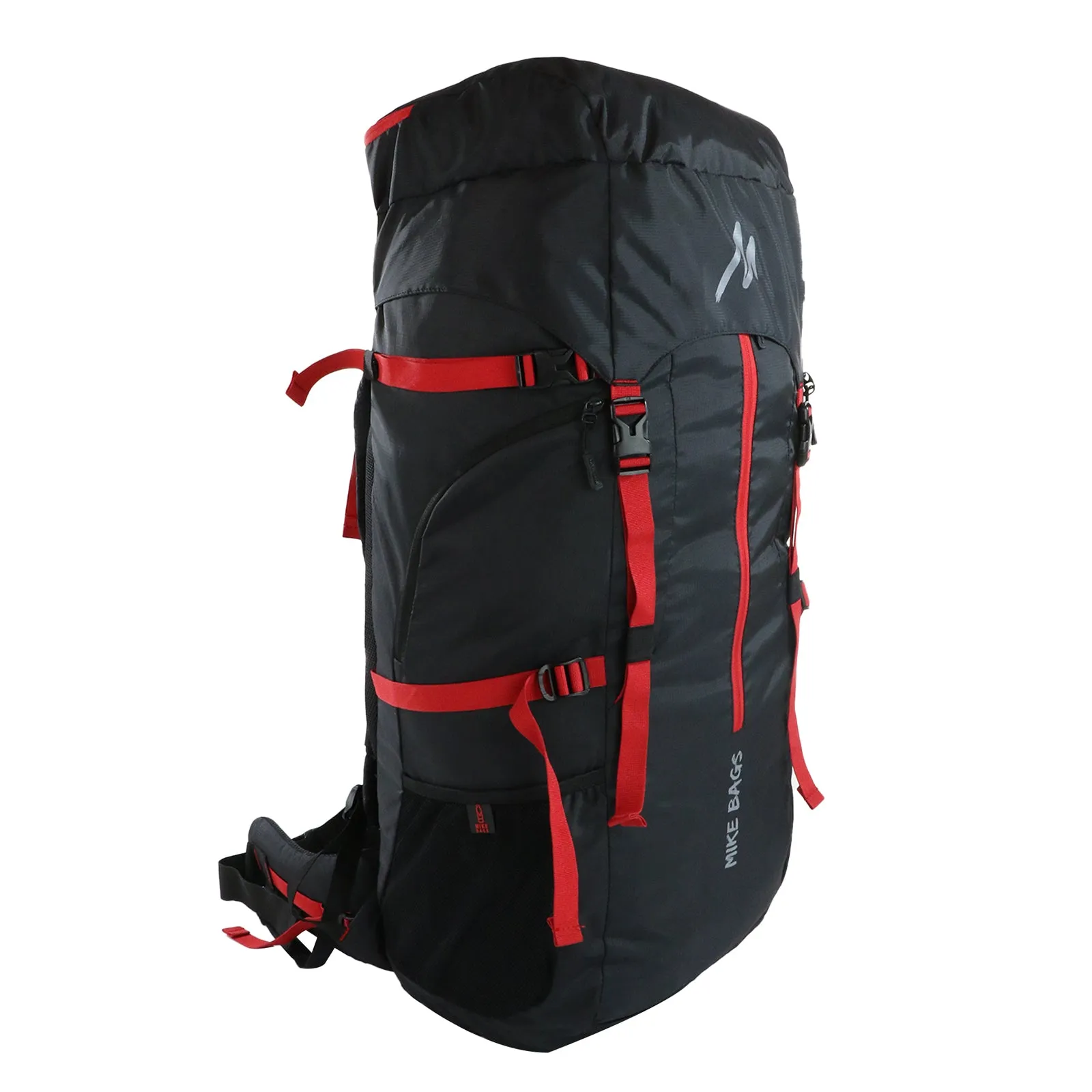 Mike Adventure 60L Trekking Backpack - Black and Red