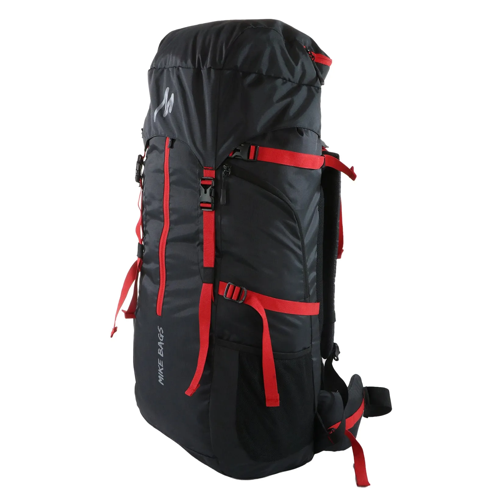 Mike Adventure 60L Trekking Backpack - Black and Red