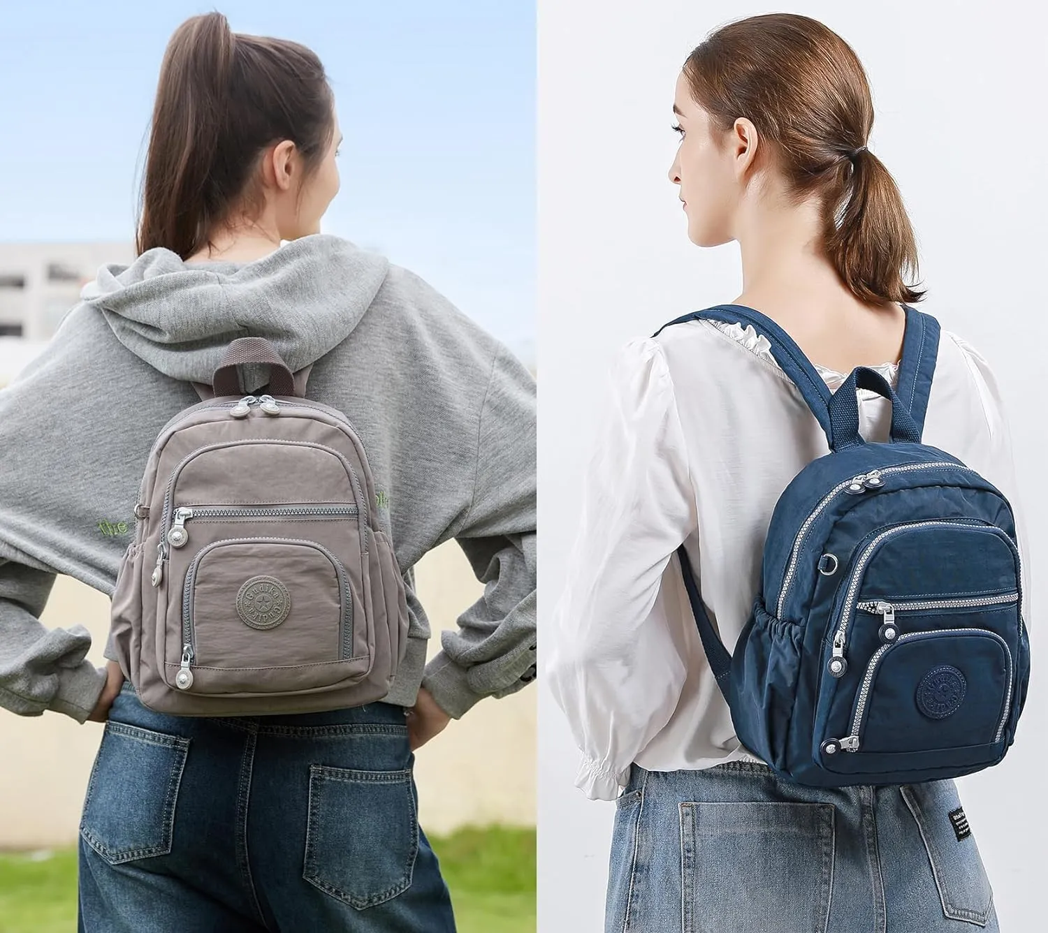 Mini Hiking Waterproof Laptop Backpack Purse for Women and Men,Travel Backpack 8.6L