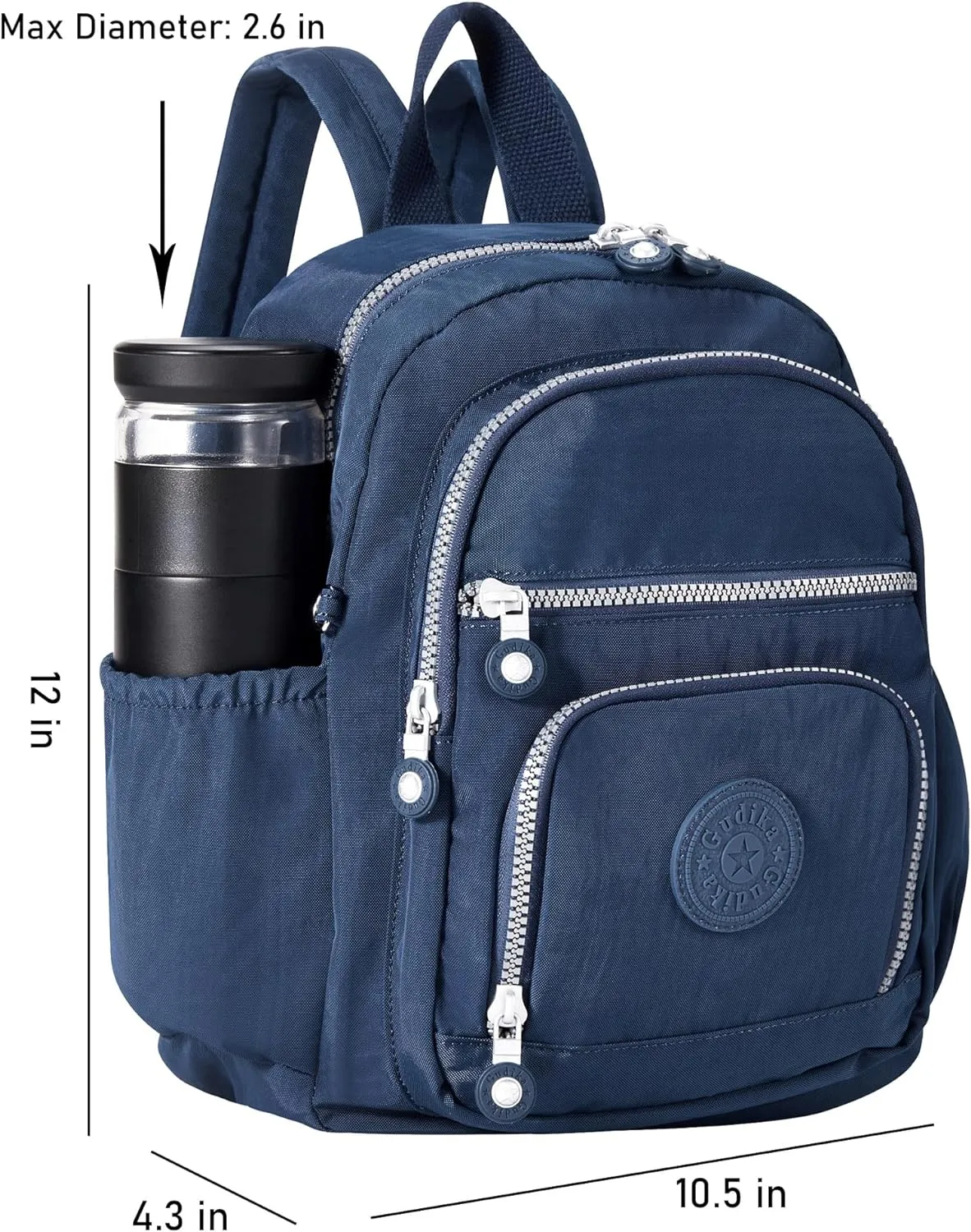 Mini Hiking Waterproof Laptop Backpack Purse for Women and Men,Travel Backpack 8.6L
