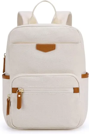 Missnine Mini Backpack Women Small Backpack Purse Cute Bookbag Casual Canvas Daypacks for Daily Dating