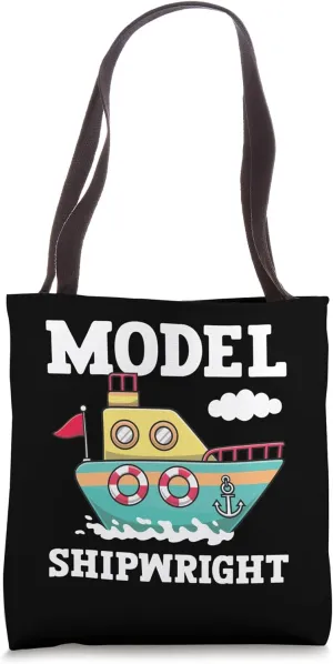 Model Shipwright Miniature Ship Builder Boat Making Hobbyist Tote Bag