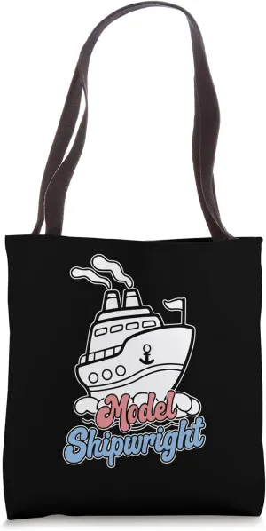 Model Shipwright Miniature Ship Builder Boat Making Hobbyist Tote Bag