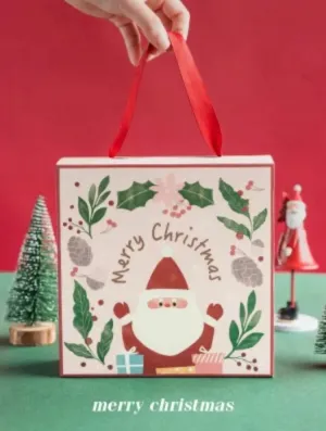 muffin Christmas cookies box  x 4pk