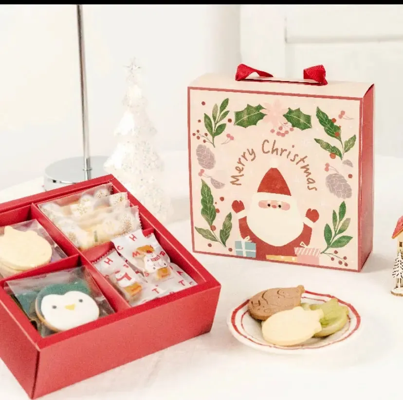 muffin Christmas cookies box  x 4pk